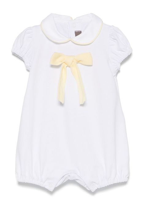 Tutina con fiocco LITTLE BEAR | 1033BCO/GIALLO